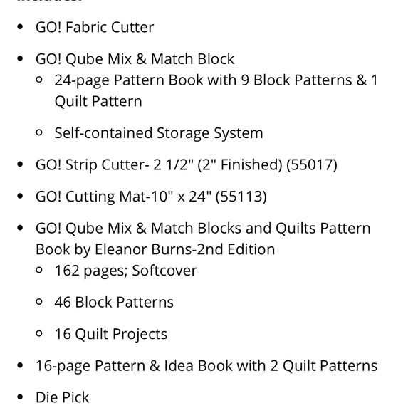 Brand new still in box Accuquilt Ultimate Go! Package - Picture 3 of 3